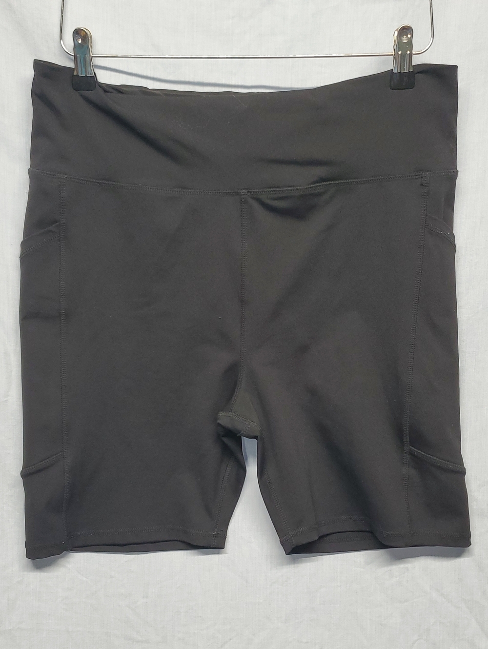 High-Waist Black Women’s Performance Bike Shorts -81